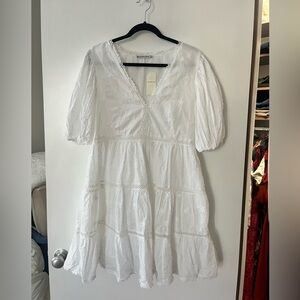 White Abercrombie Dress